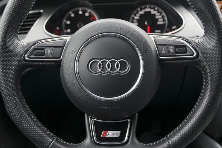 Audi steering wheel