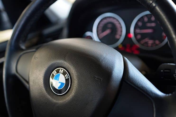 BMW steering wheel