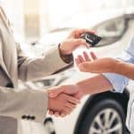 Car sale handshake