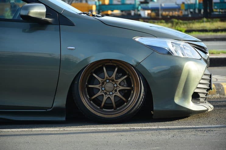 Lowered car