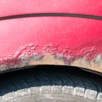 rust on a car