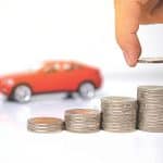 Saving Money For Car Or Trade Car For Cash, Finance Concept