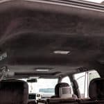 The Ceiling Of The Suv Car Pulled By Black Soft Material Alkanta