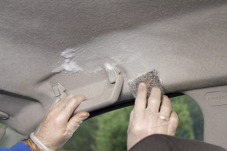 Sponging headliner