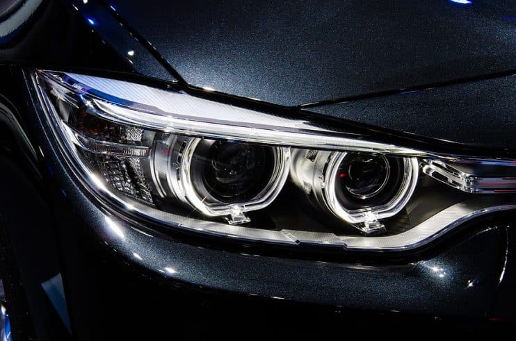 BMW headlight